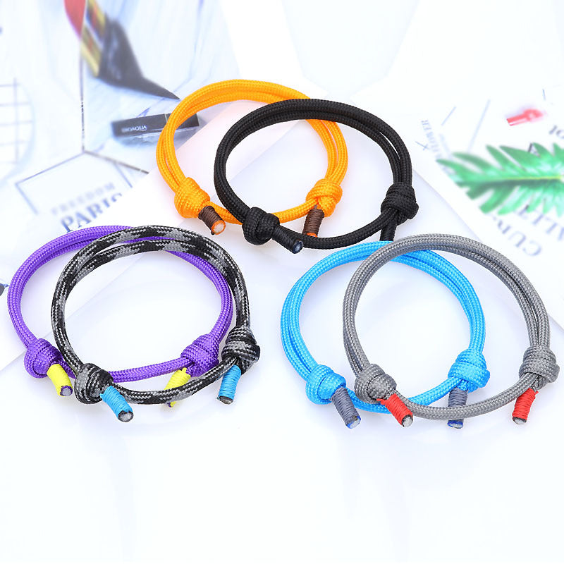 Fashion Simple And Adjustable Parachute Cord Bracelet