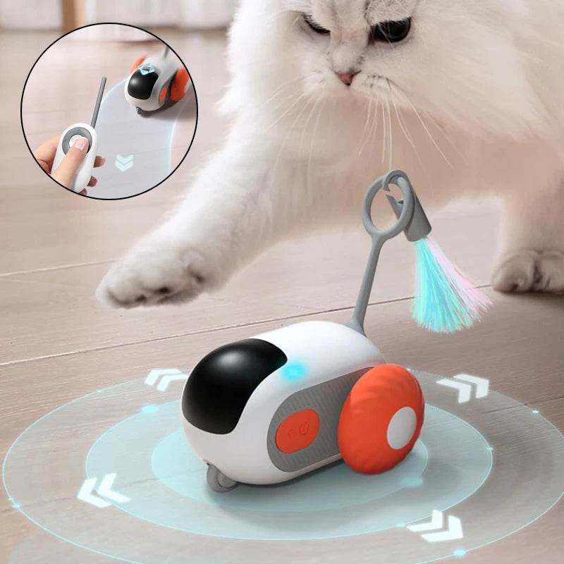 Télécommande électrique jouet chat soulageant Stuffy