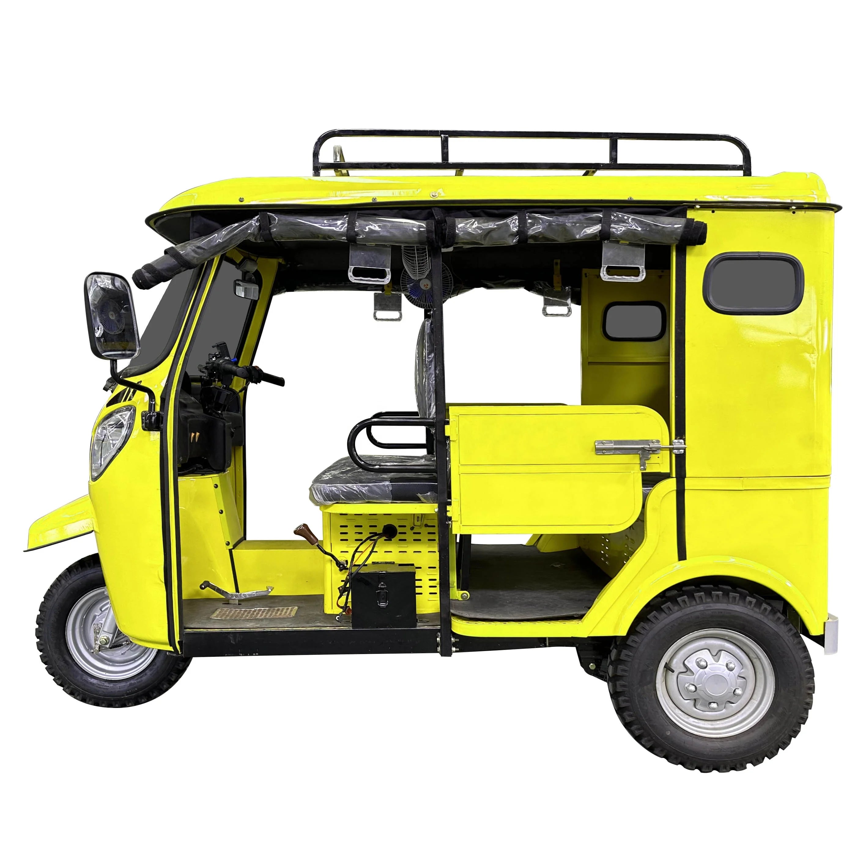 Passenger Motorized Tricycle Water Cooled Engine Gasoline Tricycle 9 Seats Three Wheel Moto Taxi