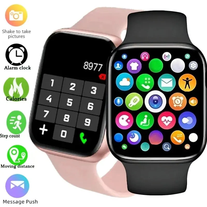 Smart Watch Answer Call Music Player Health Sport Bracelet Fitness Tracker Custom Dial Smartwatch Women Men Gift 2024 New Clock