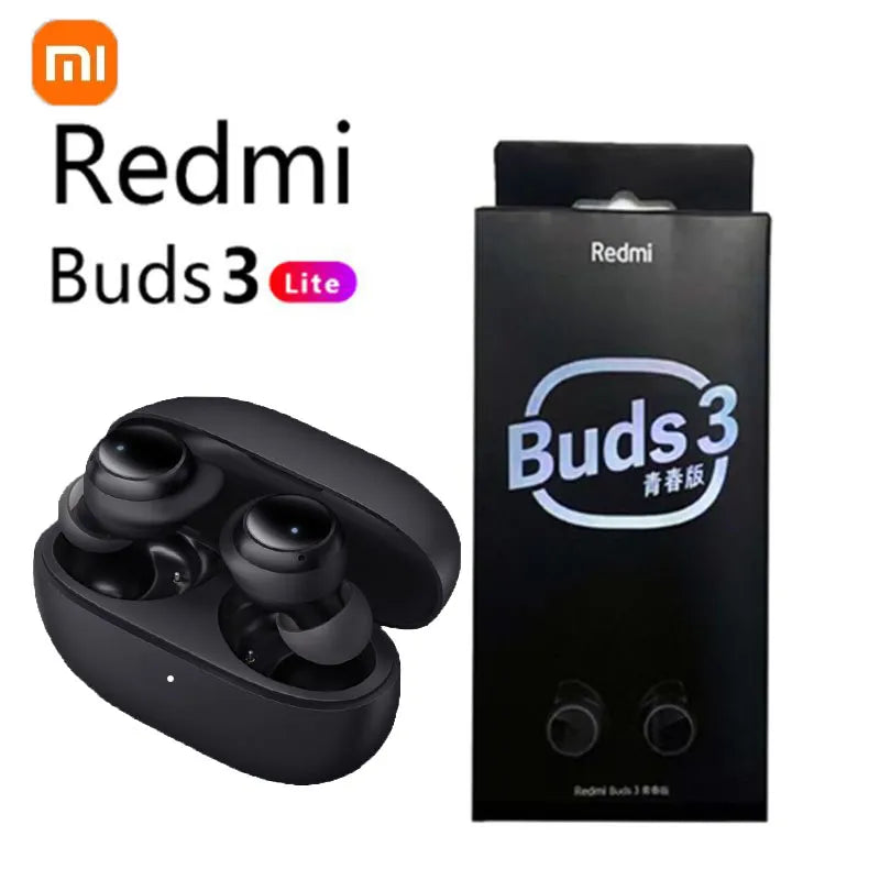 XIAOMI Redmi Buds 3 Lite TWS Bluetooth 5.2 Earphone IP54 18 Hours Battery Life Mi Ture Wireless Earbuds Youth Edition