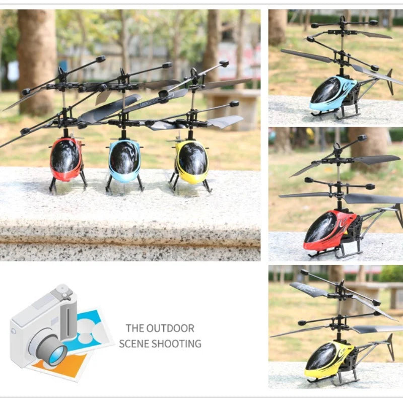 Mini Induction Helicopter Can Hover and Automatically Sense to Prevent Falling Mini RC Drone